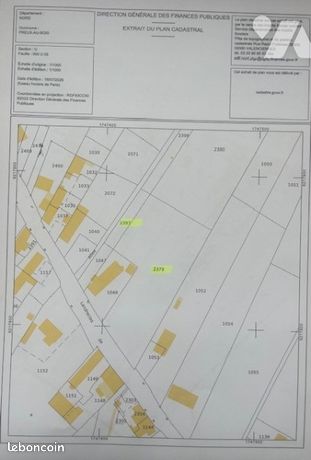Terrain 4090 m² PREUX AU BOIS