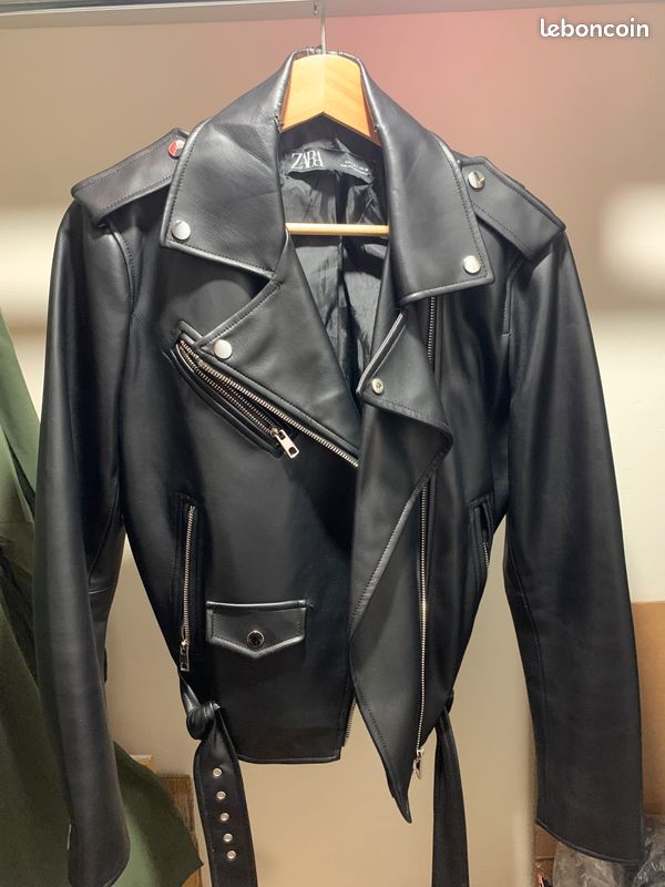 Veste Cuir Zara Perfecto Femme Cuir Noir Veste En Cuir Femme Zara