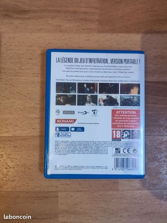 Metal Gear Solid HD Collection - PS VITA Version PAL Française - Comme Neuf, Complet