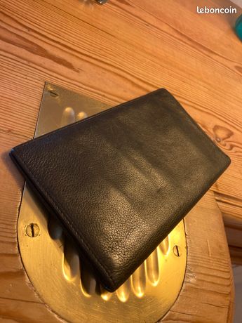 Porte-Chéquier & Cartes Waterman En Cuir Bordeaux - Vintage Rare, Occasion