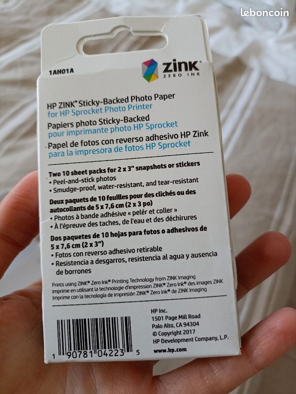 HP Sprocket 2 en 1 Polaroid Imprimante photos (image 7)