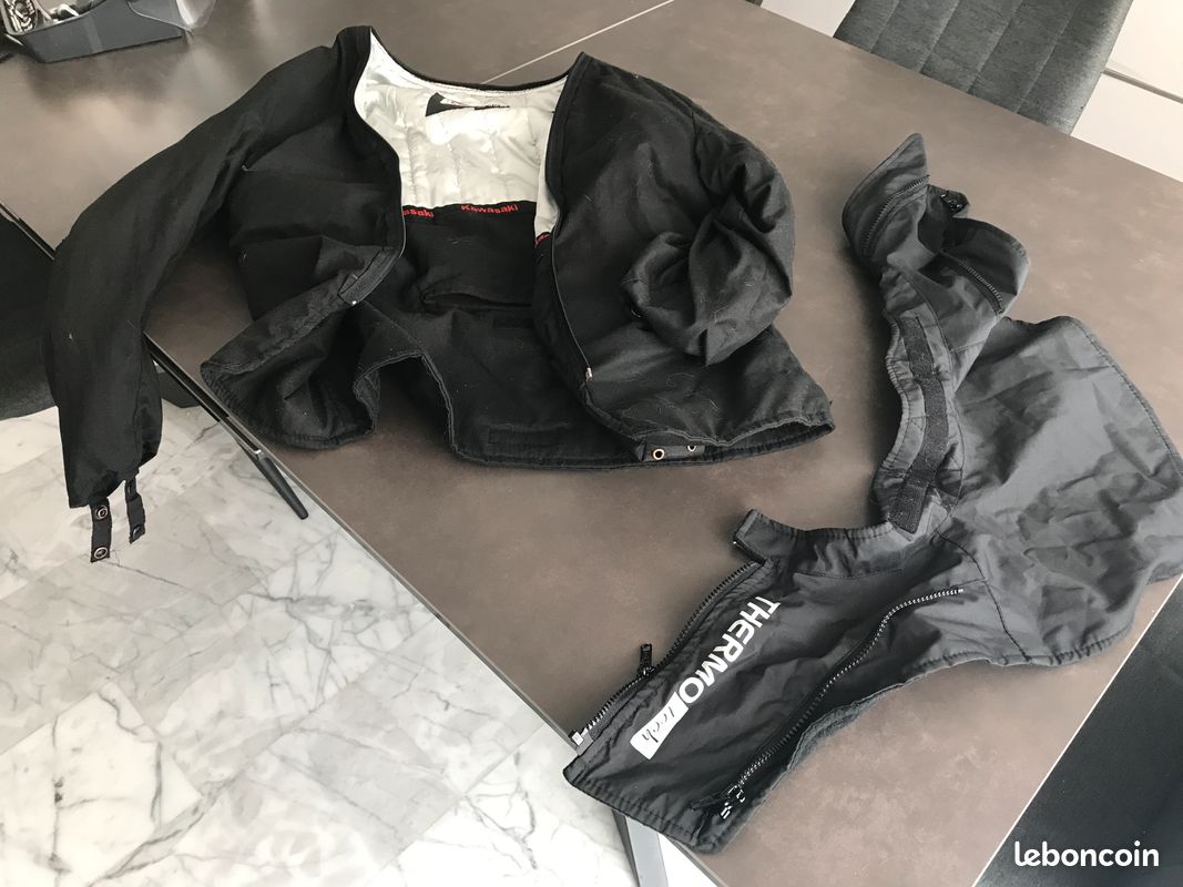 Blouson motard kawasaki (image 2)