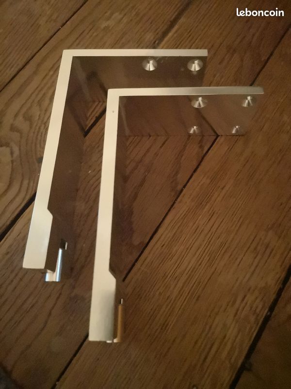 2 Pieds inox de meuble design (image 1)