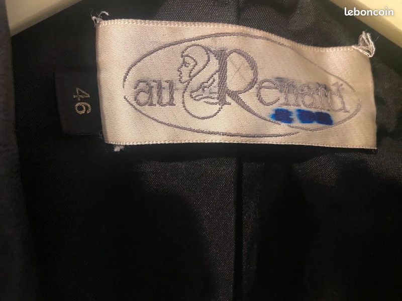 Veste en cuir noir marque au renard (image 4)