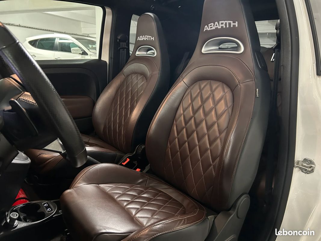 ABARTH 500 1.4 165ch TURISMO Cabriolet - 2022 - BOITE AUTO - REGULATEUR - PHARES LED - BLUETOOTH (image 10)