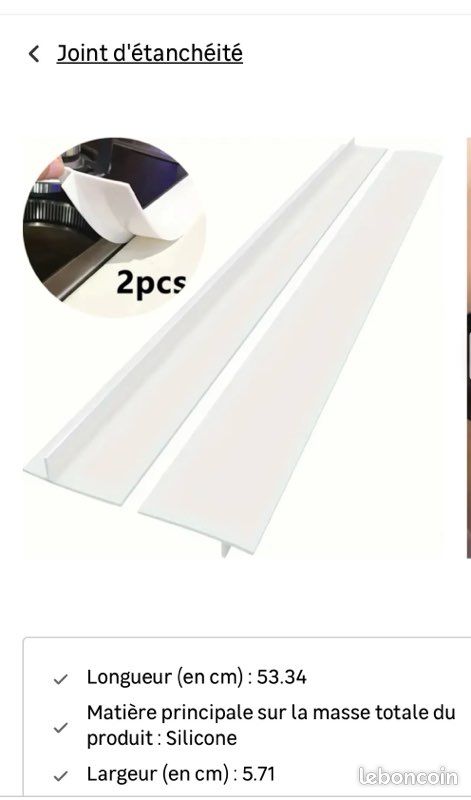 Joints d’étanchéité silicone (image 1)