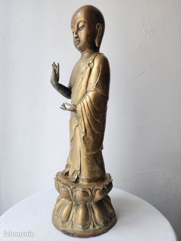 Bouddha népalais en bronze (image 9)