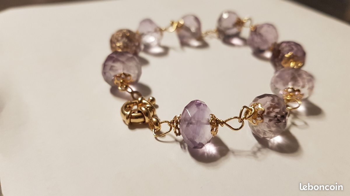 Bracelet amethyste (image 2)