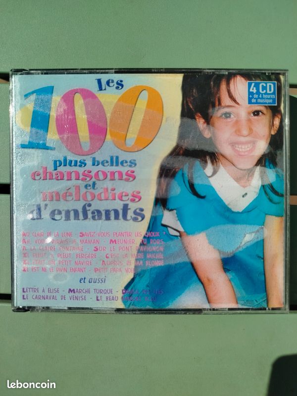 4 CD 100 chansons enfants compilation (image 1)