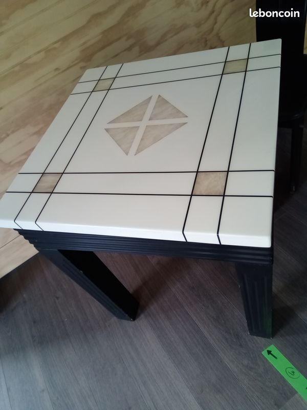 Table 2 personnes plateau en marbre (image 2)