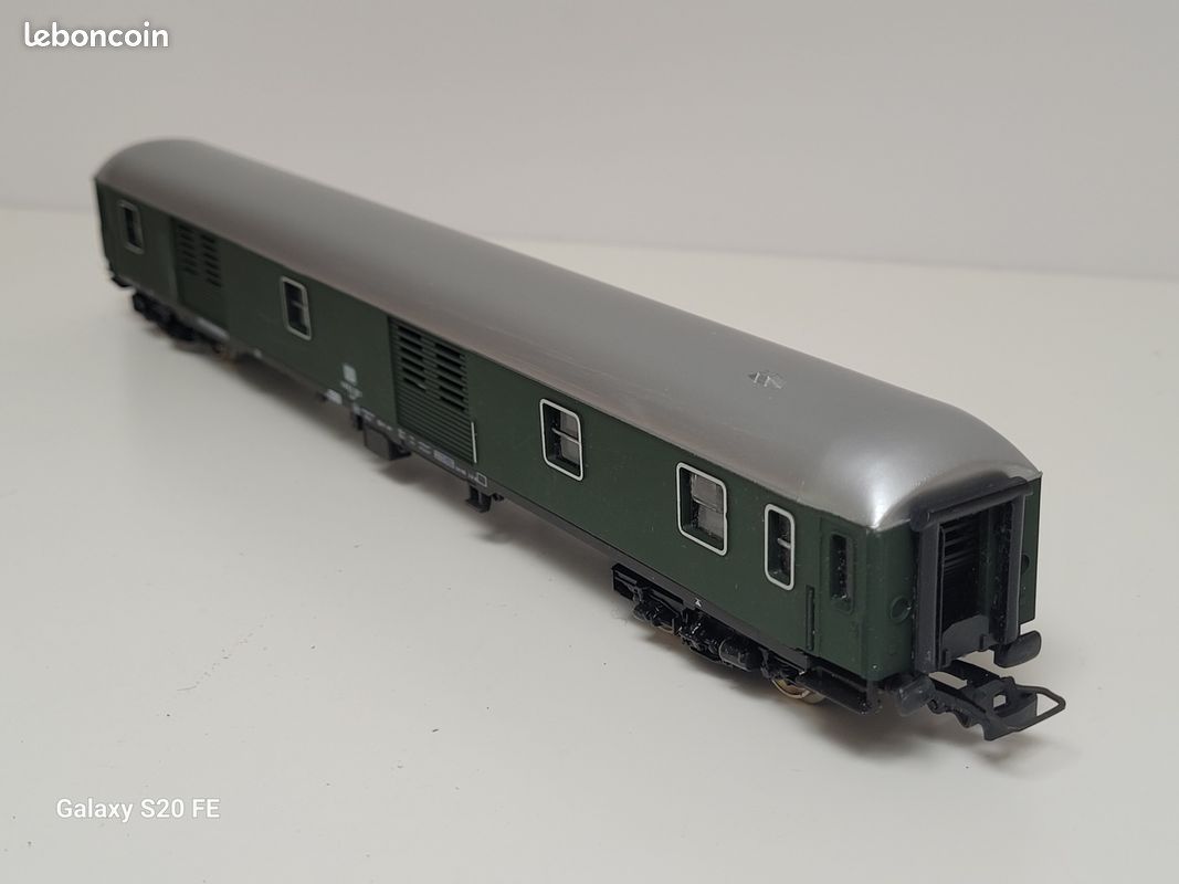 Train wagon N° 5792 Fourgon à bagages de la DB Jouef Ho (image 11)