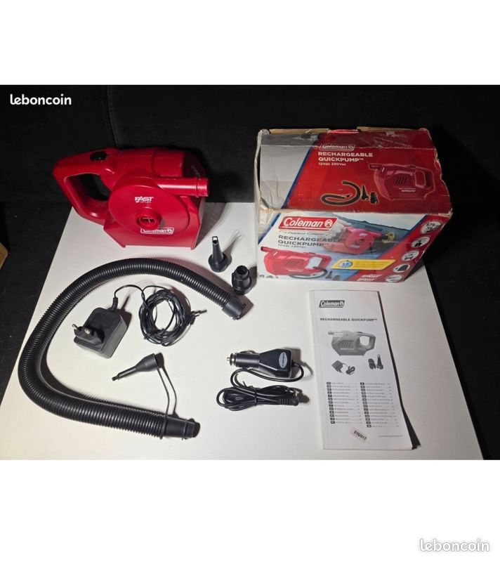 Pompe à air portable Coleman Quickpump 4D alimentée par