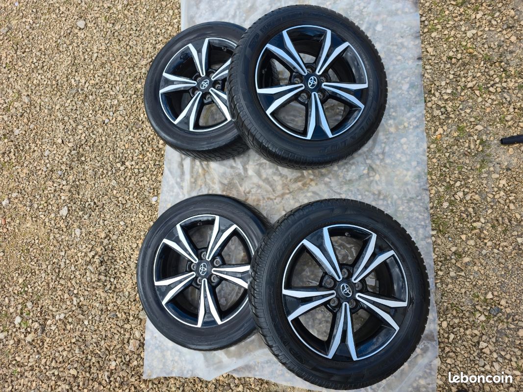 Jantes aluminium Toyota 17" Entraxe 5x114.3 déport 45 (image 3)