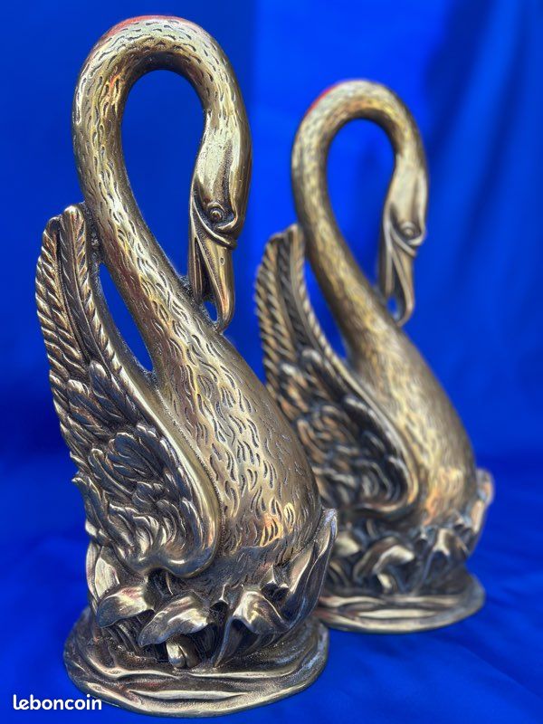 🦢Cale-porte laiton cygnes 🦢 (image 2)