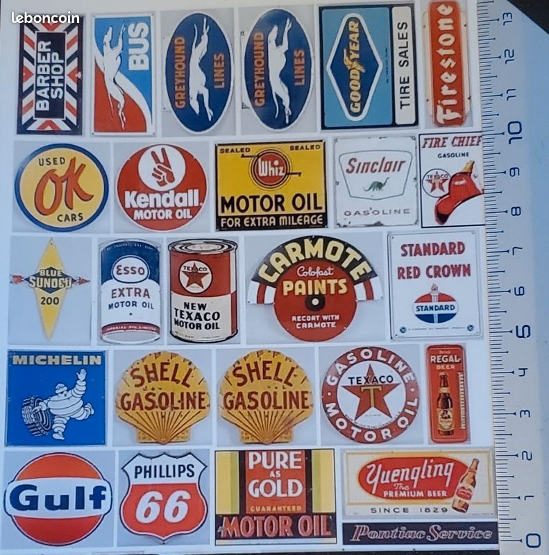 24 autocollants plaques publicitaires (image 3)