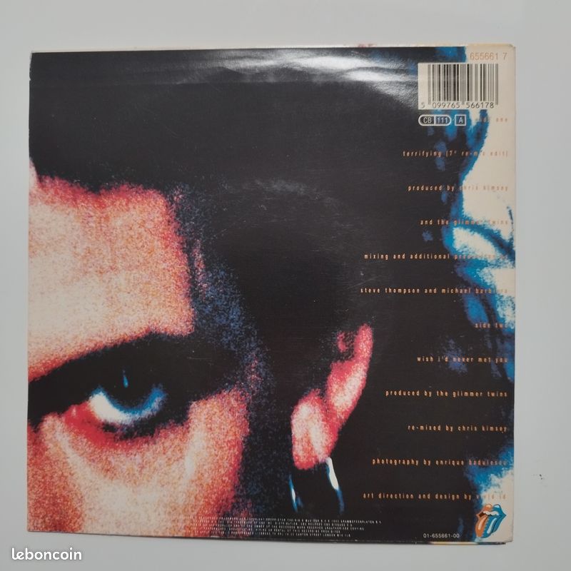 Disque vinyle des Rolling Stones 7" Terrifying (image 2)