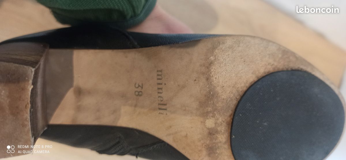 Bottes femme cuir Minelli T38 (image 4)