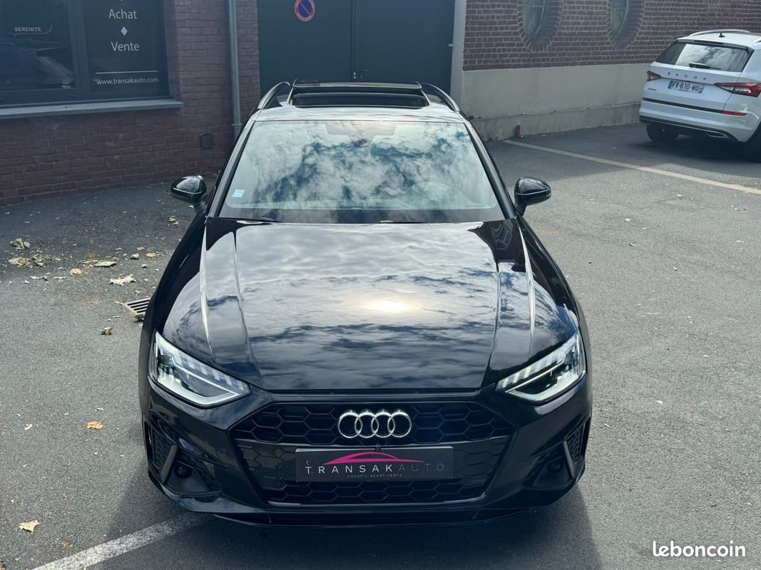 AUDI A4 AVANT 40 TDI 204 ch S tronic 7 S line / Apple CarPlay / Toit ouvrant panoramique (image 9)