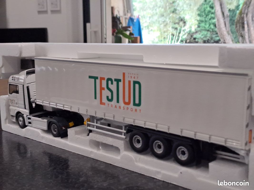 Eligor 1/43 MAN TG XXL Tautliner Transports Ageneau 113231 - Hors Commerce