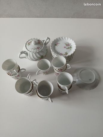 Service à Thé/café Haviland Limoges Signé P. Renard Nancy – Porcelaine 1920-1949