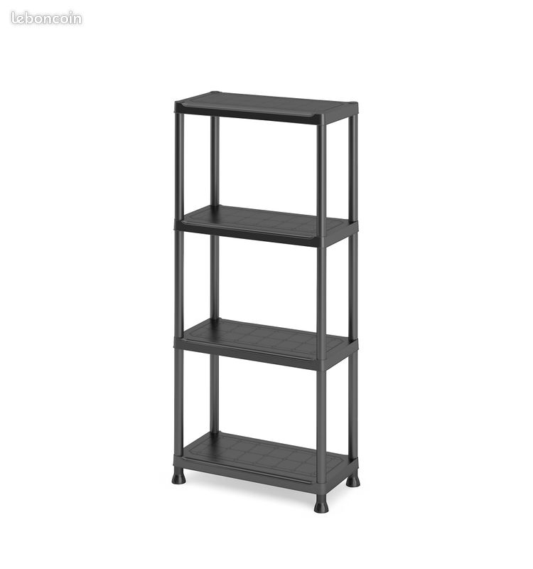 Lot Étagère plastique 138/60/30 (image 1)