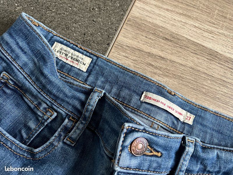 Jean Levis 720 skinny W27 L30 (image 6)