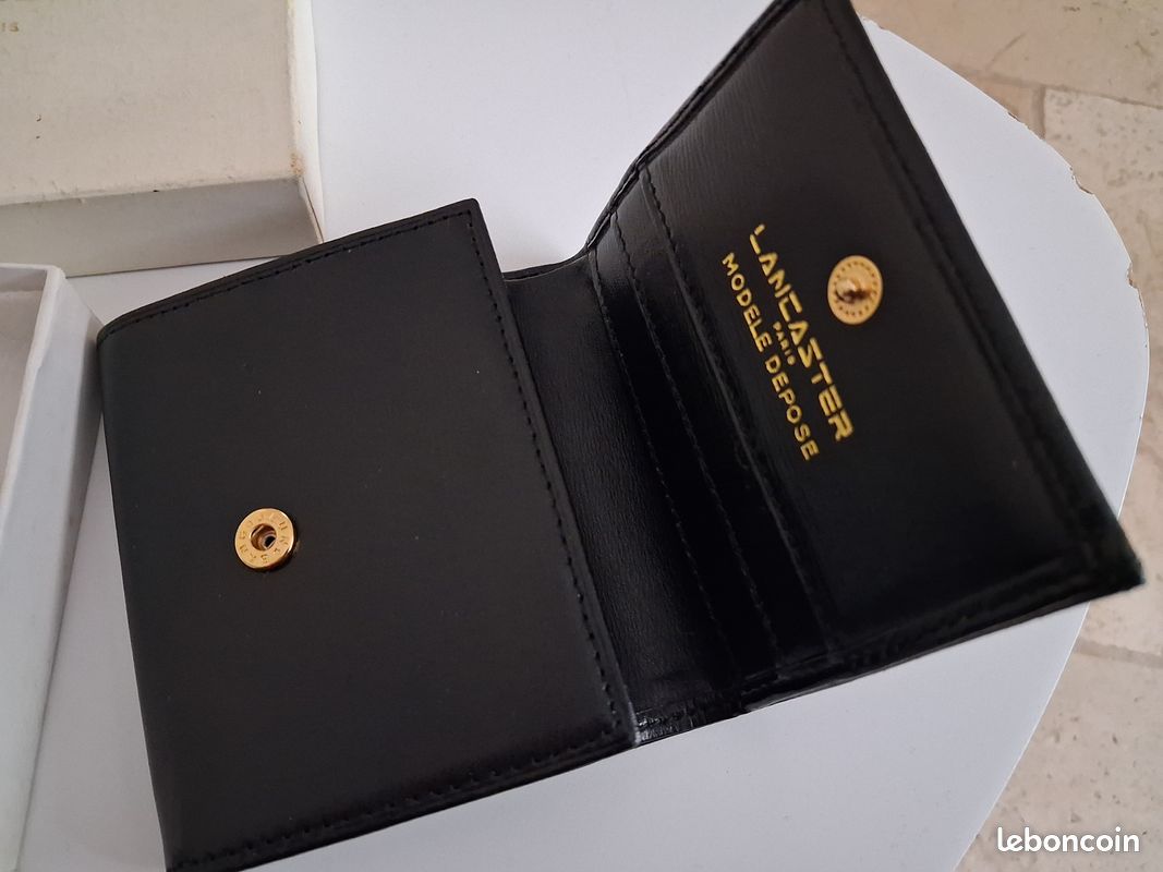 Portefeuille Compagnon LANCASTER Versailles - Fermeture Cœur, Couleur Taupe - Neuf Sans Boîte