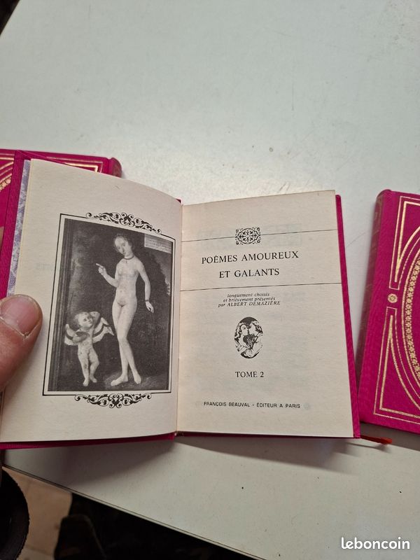 2342B: Lot 4 volumes Poèmes Amoureux et Galants - Éditions François Beauval (image 5)