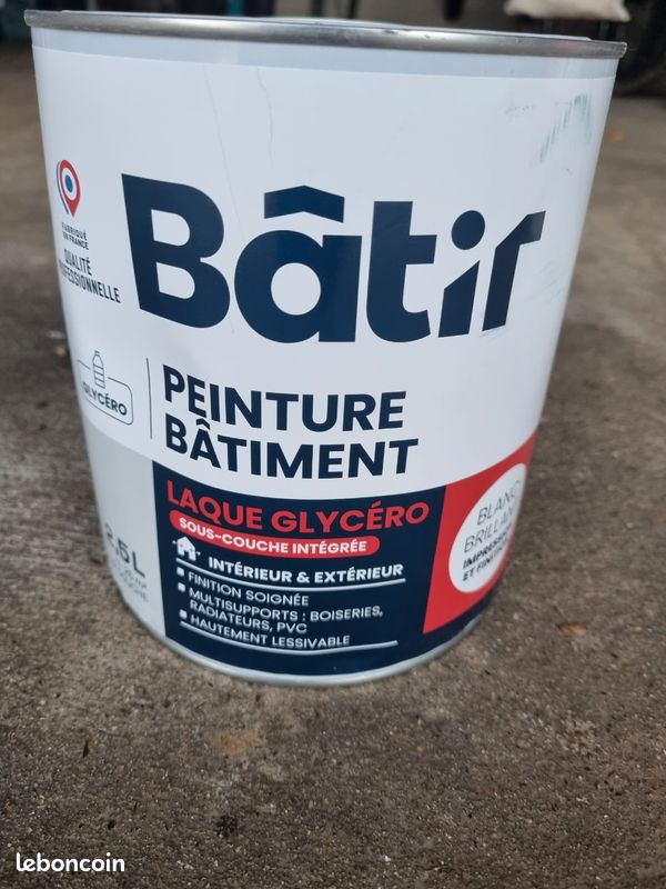 Peinture Glycéro Antirouille ADDICT – Sous-couche Blanche 2.5L, Tous Métaux
