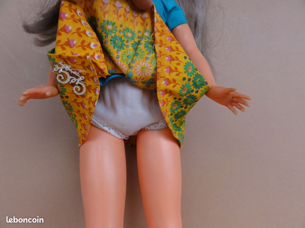 Grande Poupée Mannequin Gégé – 50 Cm – Celluloïd, Yeux Dormeurs – Vintage France Années 70