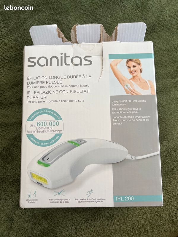 Épilateur Lumière Pulsée Sanitas - Jamais Utilisé, Emballage Non Ouvert, Neuf