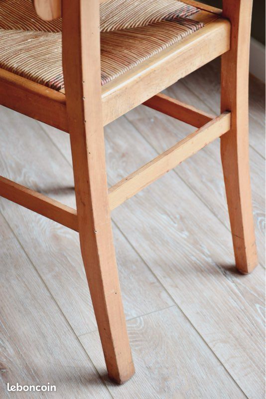 Chaise paillée Pierre Cruege (image 8)