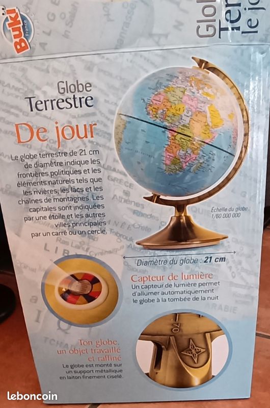 Globe terrestre et céleste de la marque Buki (image 3)