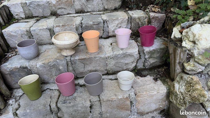 Lot de pots jardin à la pièce (image 1)