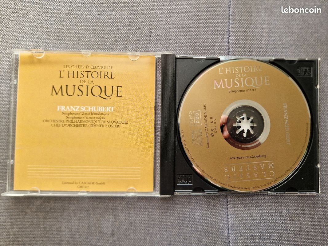 Lot de 2 CD Franz Liszt / Franz Schubert (image 6)