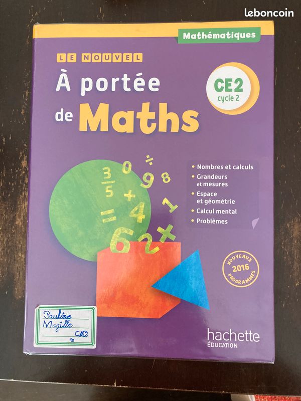 Livre À portée de maths CE2 (image 1)