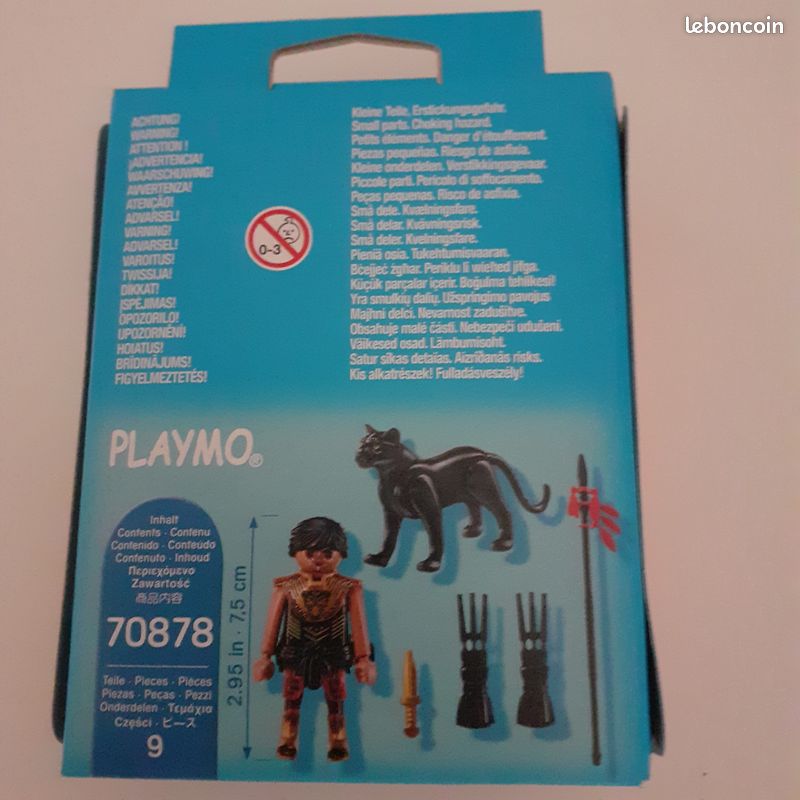 Playmobil 70878 Combattant avec panthère (image 2)
