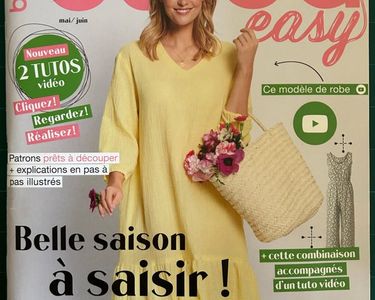 Magazine BURDA Easy Couture - Modèles Robes Pantalons Vestes - Mai/Juin 2022 Neuf