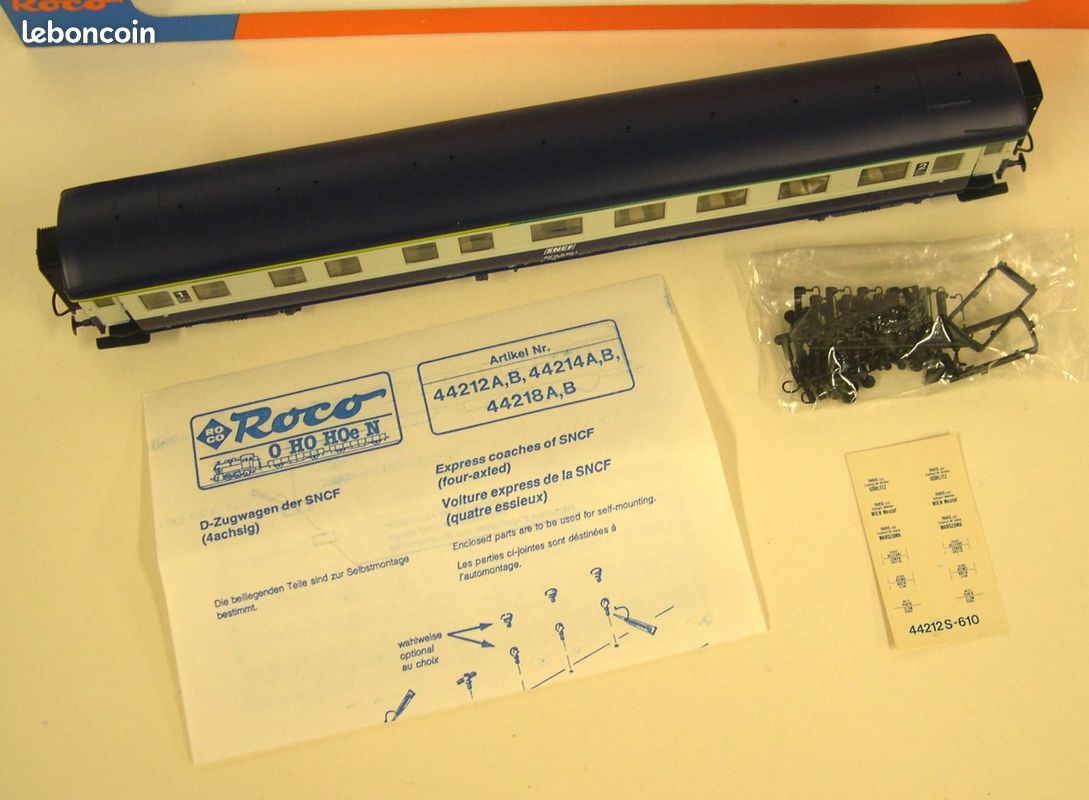 Roco 44250 - SNCF B9c9 Couchette Ep. IV (Neu (gemäss Beschreibung)) in