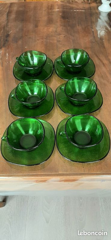 Tasses et sous tasses Vereco vintage (image 1)