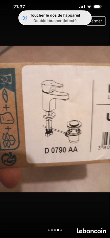 Mitigeur lavabo porcher (image 2)
