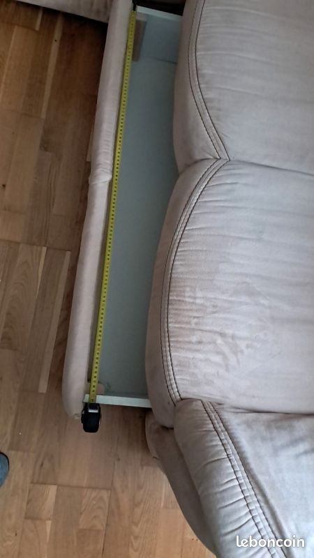 Canapé angle beige (image 3)