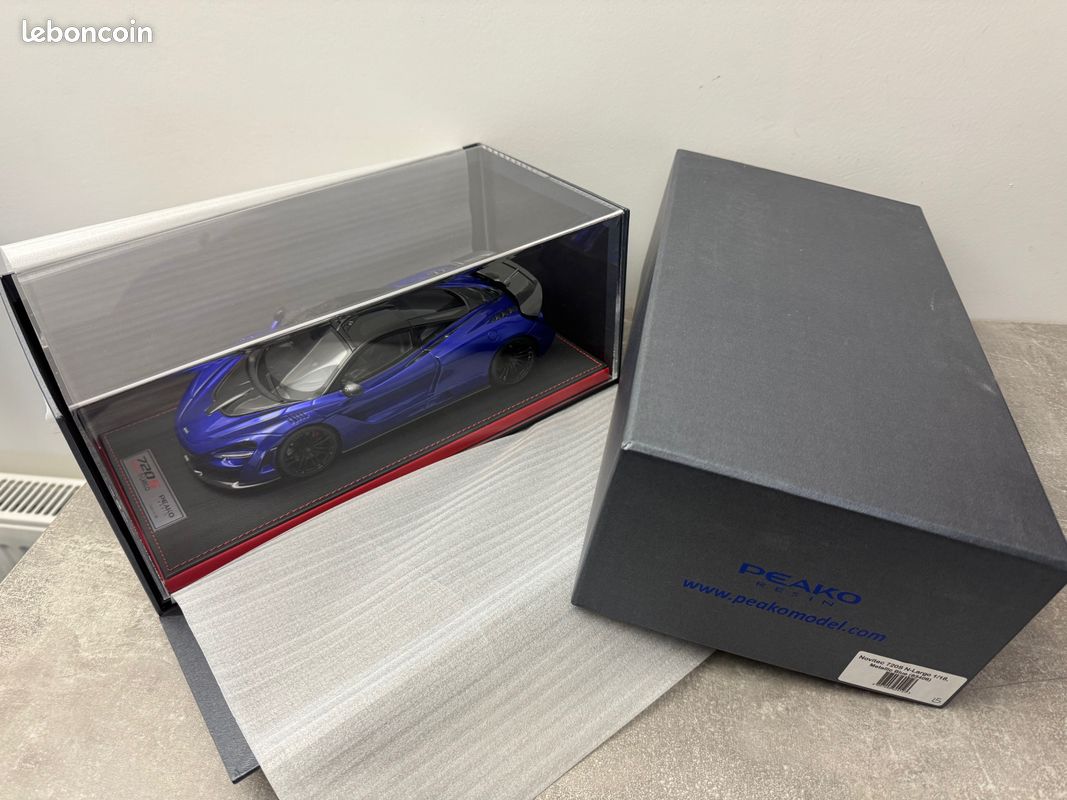 Modèle réduit Mclaren - Novitec 720s-n-largo 2019 - Argent 1/18