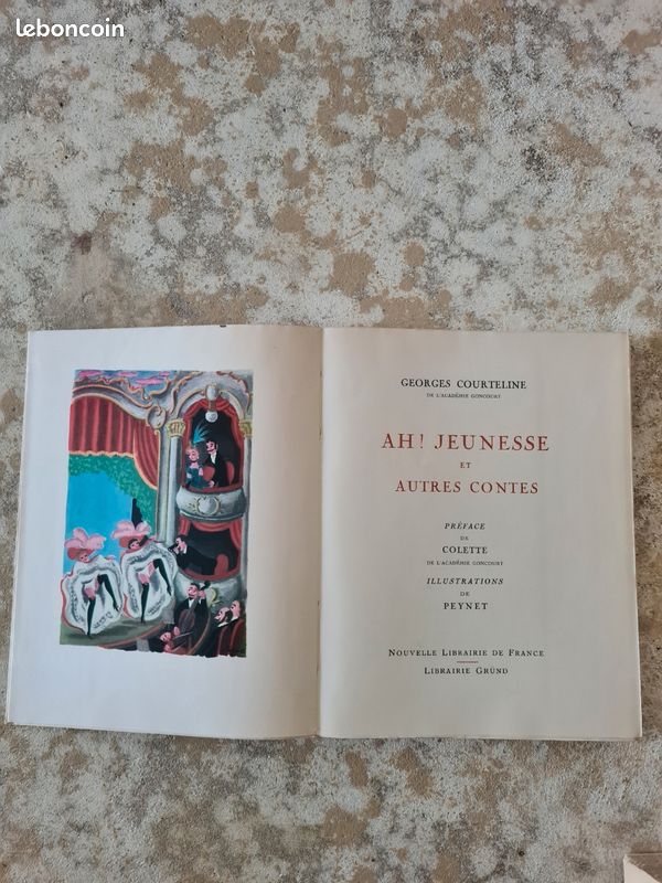 Lot de 6 livres de Georges Courteline numérotés 1948 (image 2)