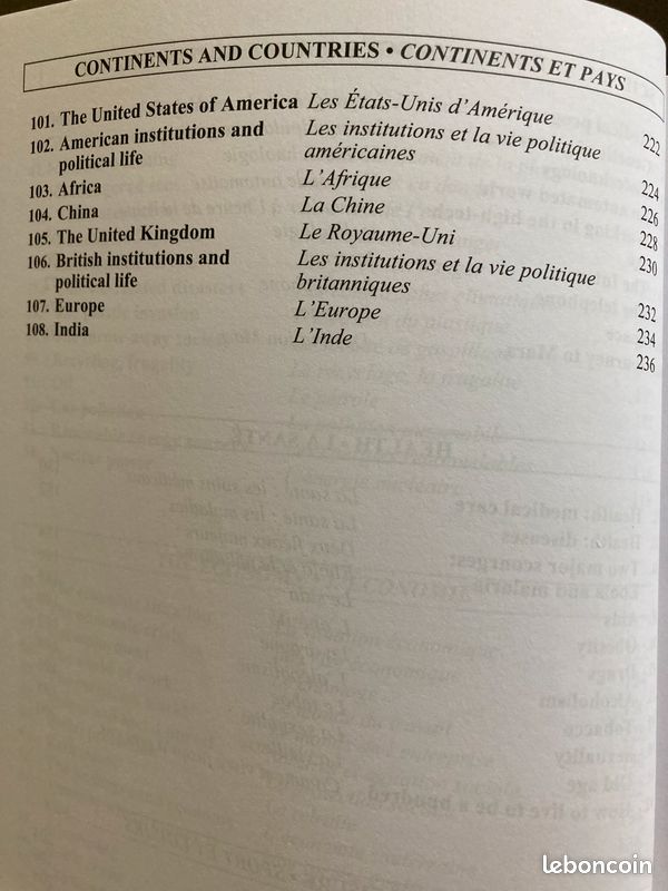 Livre vocabulaire thématique anglais français le monde d’aujourd’hui (image 5)