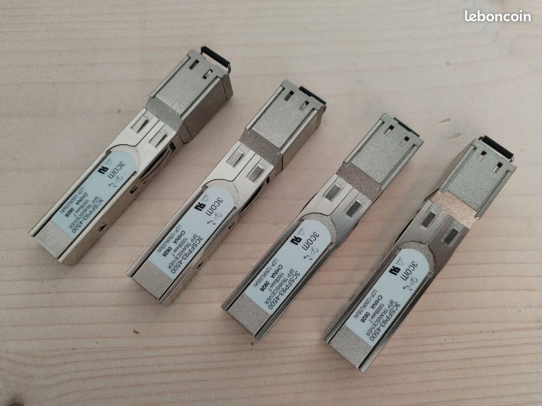 Lot de 4 modules SFP 3COM 1000BASE-T (image 2)