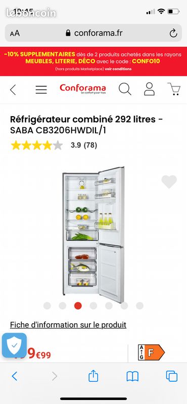 Réfrigérateur congélateur (image 4)