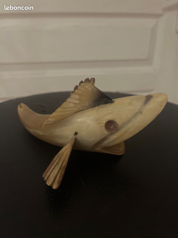 Oiseau et poisson en corne (image 5)