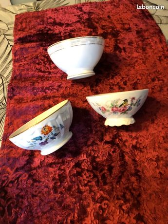 Petits bols en porcelaine d'occasion - Collection