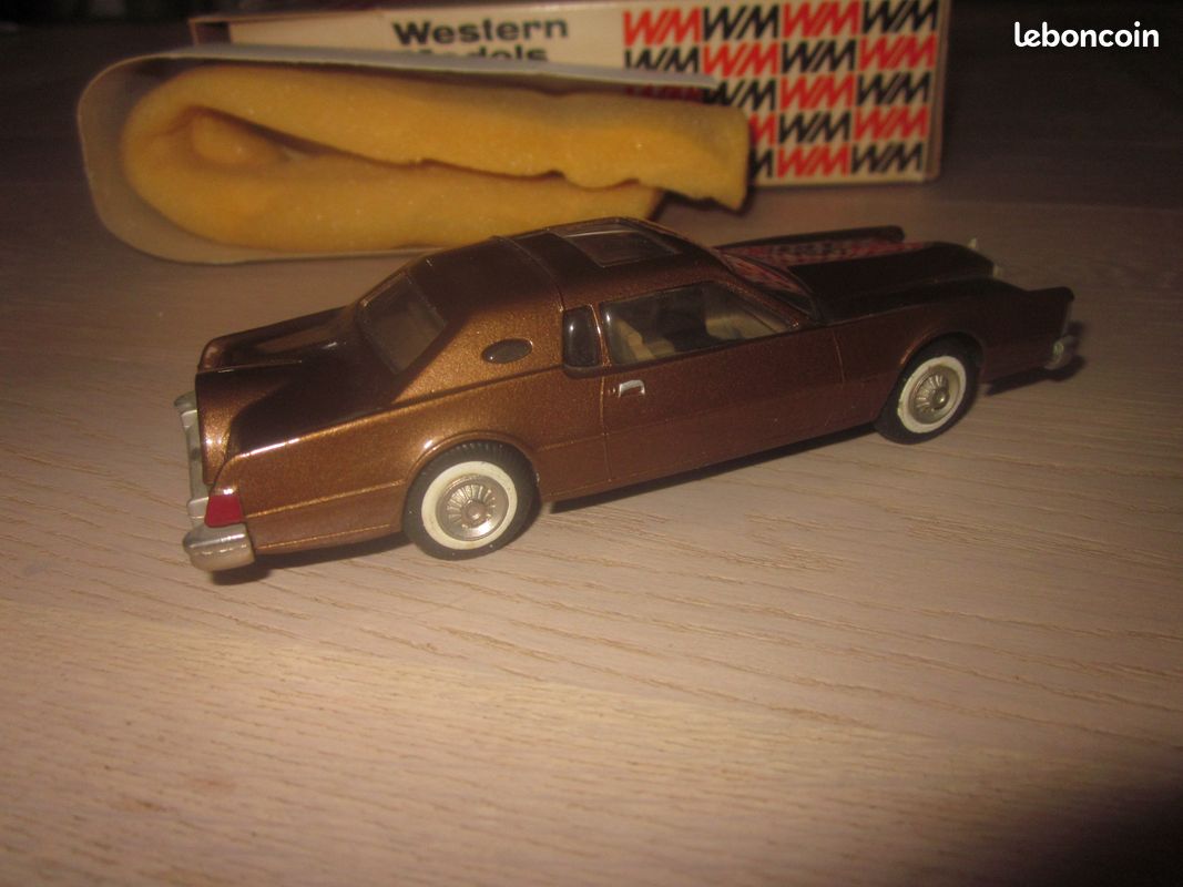 Western Models Lincoln Continental Mark IV 1976 Référence WP102 1/43 ,no dinky tekno - Collection Western Models Lincoln Continental Mark IV 1976 Référence WP102 1/43 ,no dinky tekno - Collection